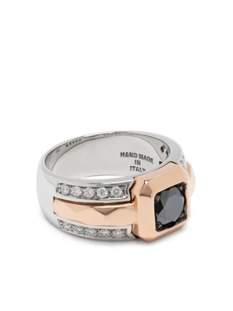 Zancan 18kt rose gold diamond cocktail ring