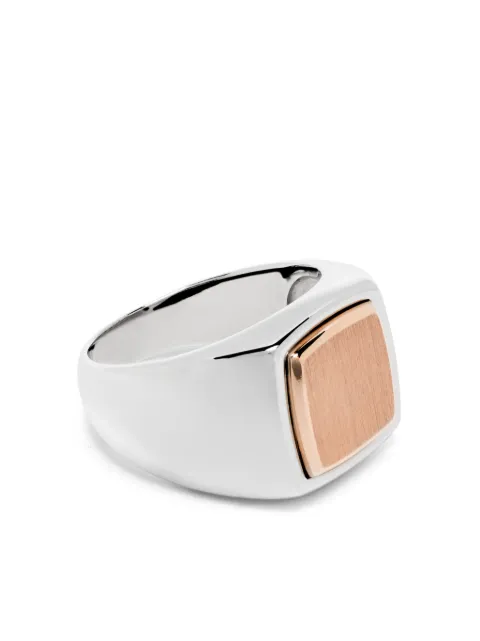 Zancan 18kt rose gold signet ring