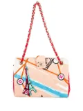 CHANEL Pre-Owned 2006 Map of Paris-print CC turn-lock shoulder bag - Neutrals
