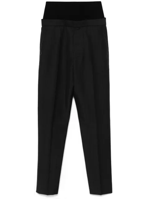 Alaïa pantalones de vestir con tiro alto