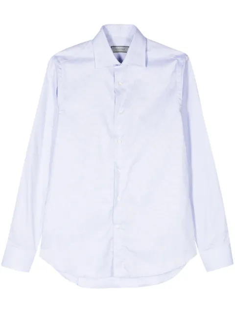 Canali micro-dot cotton shirt