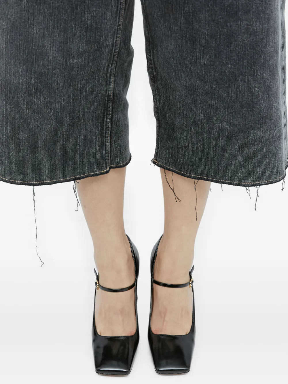 Gianvito Rossi block-heel Mary Jane pumps Black