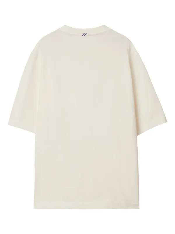 ［関税送料込］BURBERRY EKD コットン ジャージー Tシャツ Burberry EKD Cotton T-Shirt | Saks Fifth Avenue