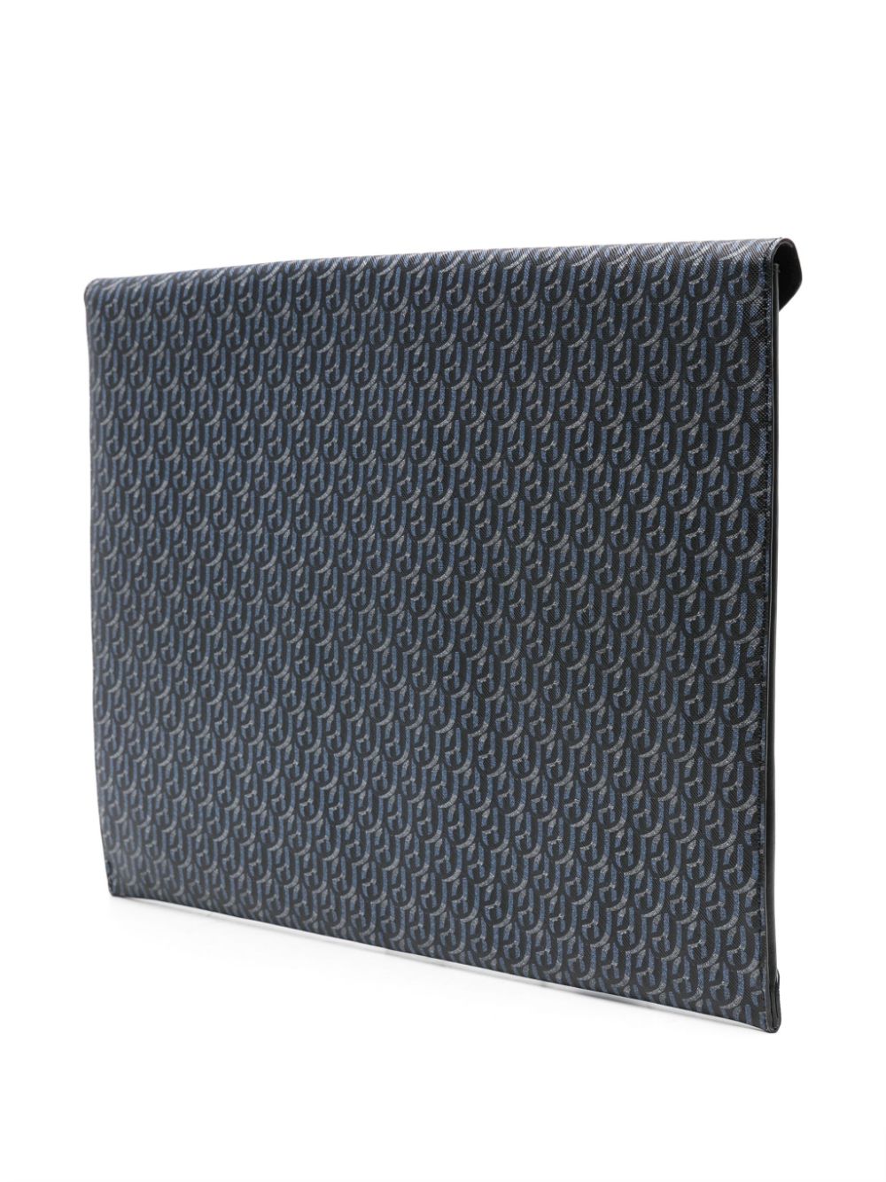 Shop Claudie Pierlot Monogram-pattern Laptop Sleeve In Black