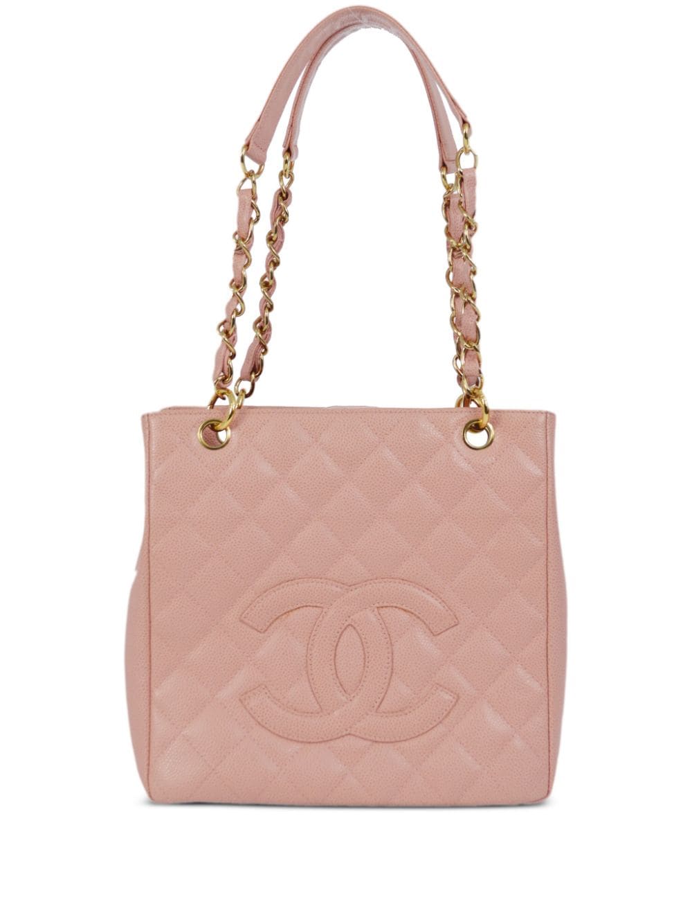Pre-owned Chanel Petite 绗缝手提包（2003年典藏款） In Pink