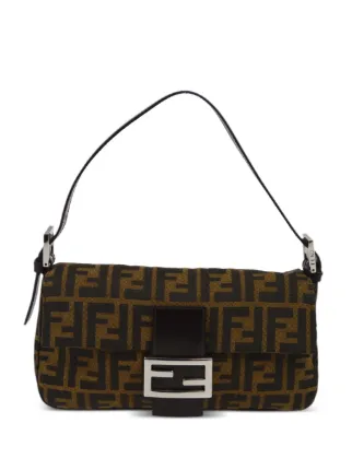 Fendi cheapest Zucca Baguette Schultertasche Vintage 90s