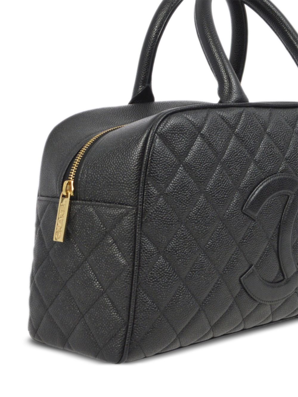 CHANEL 2003 diamond-quilted bowling bag Women