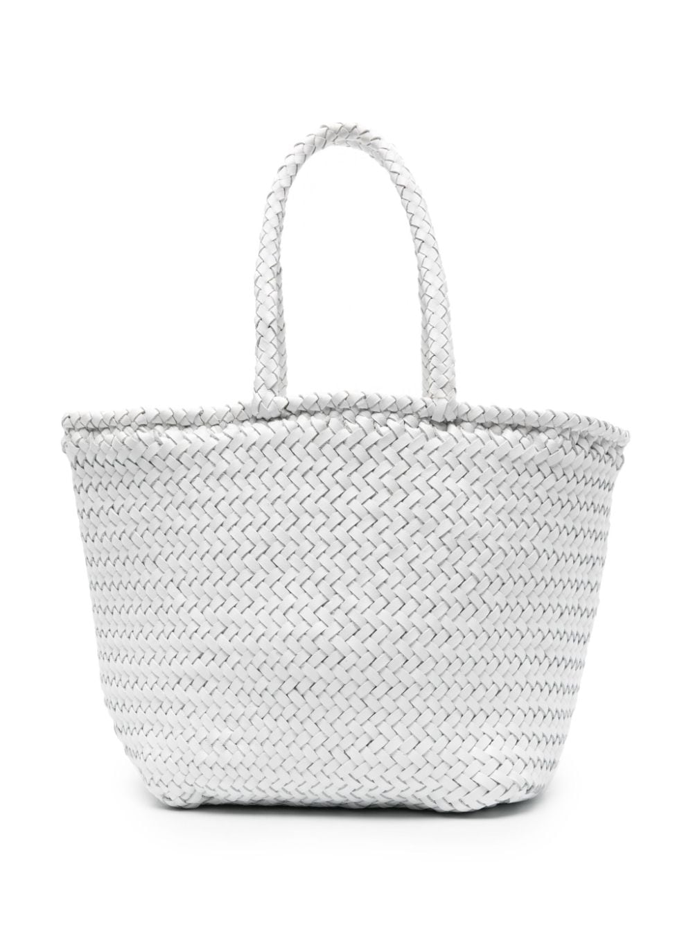 Dragon Diffusion Small Grace Basket Tote Bag In Weiss