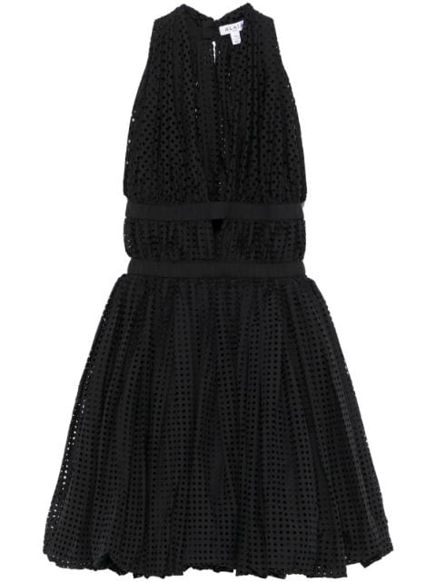 Alaïa perforated mini dress