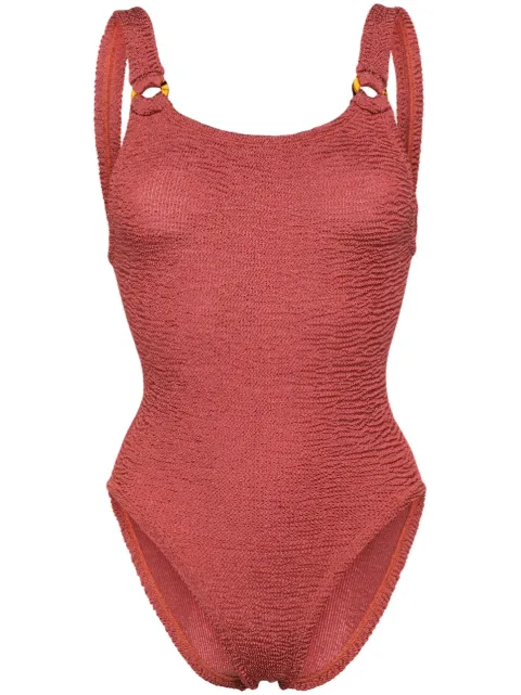 Hunza G Domino crinkled-effect swimsuit
