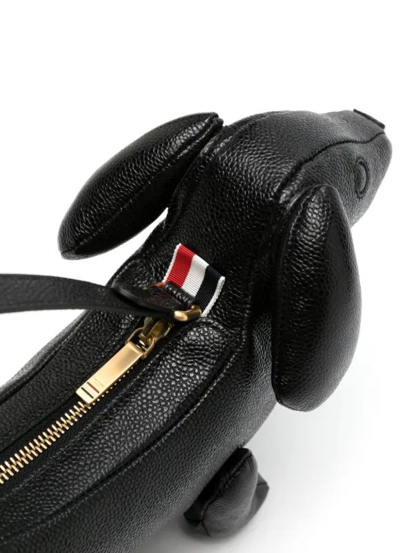 【送料&関税込】Thom Browne Black Leather Hector Shoulder Ba Thom Browne Hector Leather Shoulder Bag | Black | FARFETCH GE