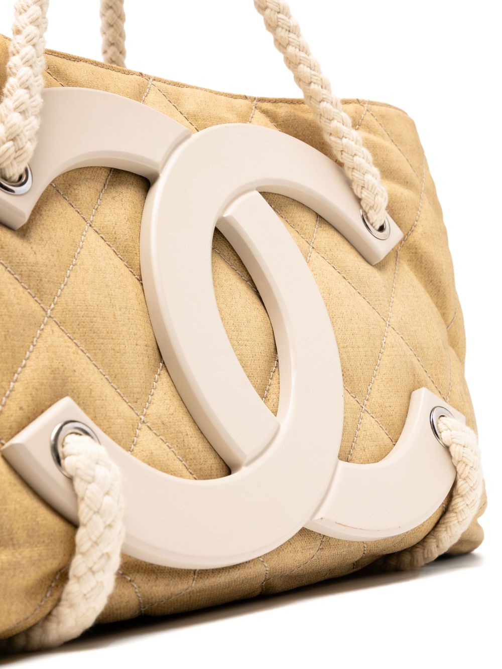 CHANEL 2008 Cruise Yacht Coated Canvas tote bag Women