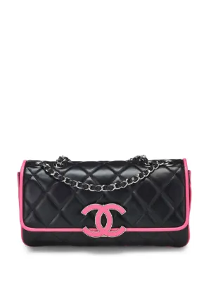 CHANEL Pre-Owned 2008 XL Luxe Ligne Duffle Bag | Black | FARFETCH