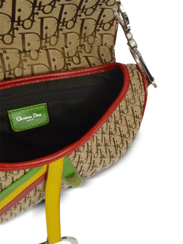 Dior saddle shop bag rasta