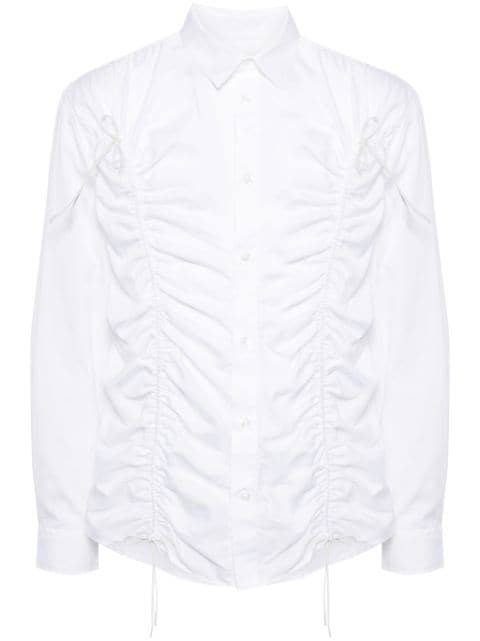 Simone Rocha toggle-detailing poplin shirt