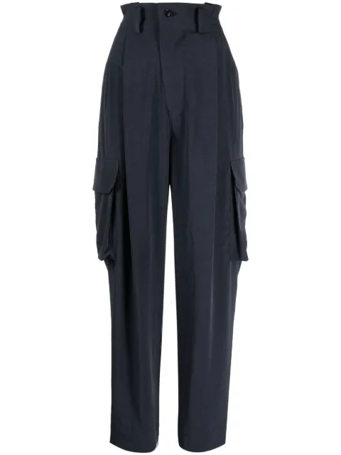 Y's pantalones con tiro alto y pinzas