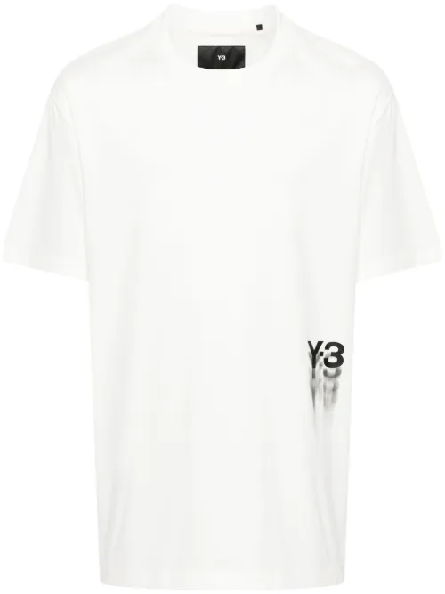 Y-3 t-shirt GFX SS en coton - Blanc - Y-3 - Modalova