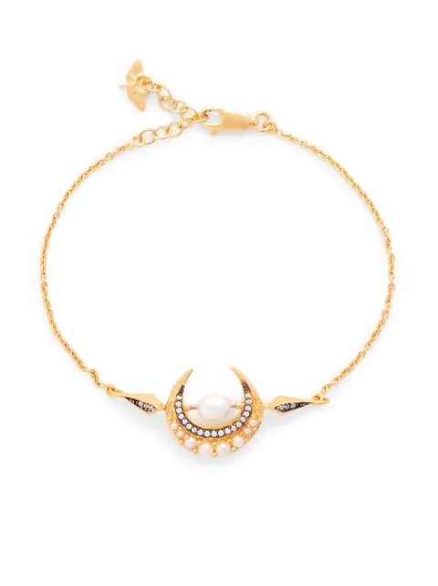 Missoma pulsera Moon con detalles de perlas
