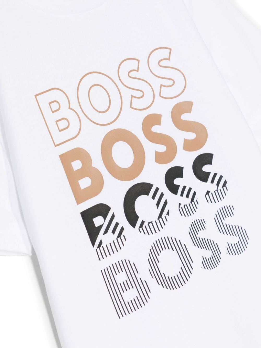 Shop Bosswear Logo-print Jersey T-shirt In White