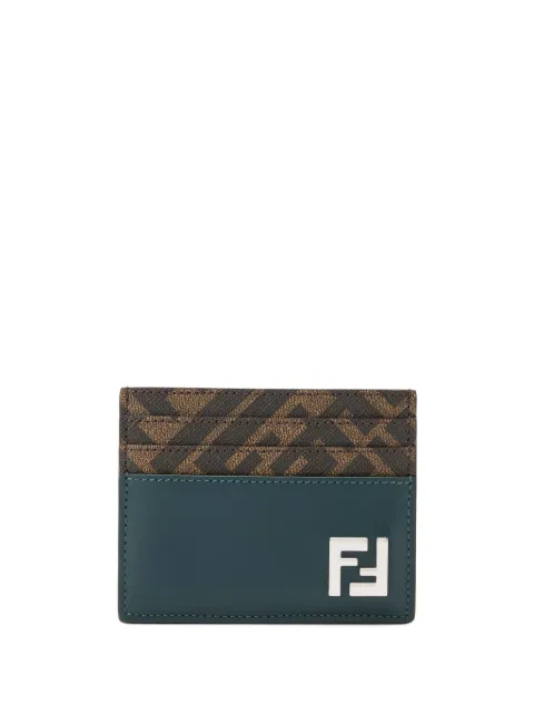 FENDI tarjetero con placa del logo