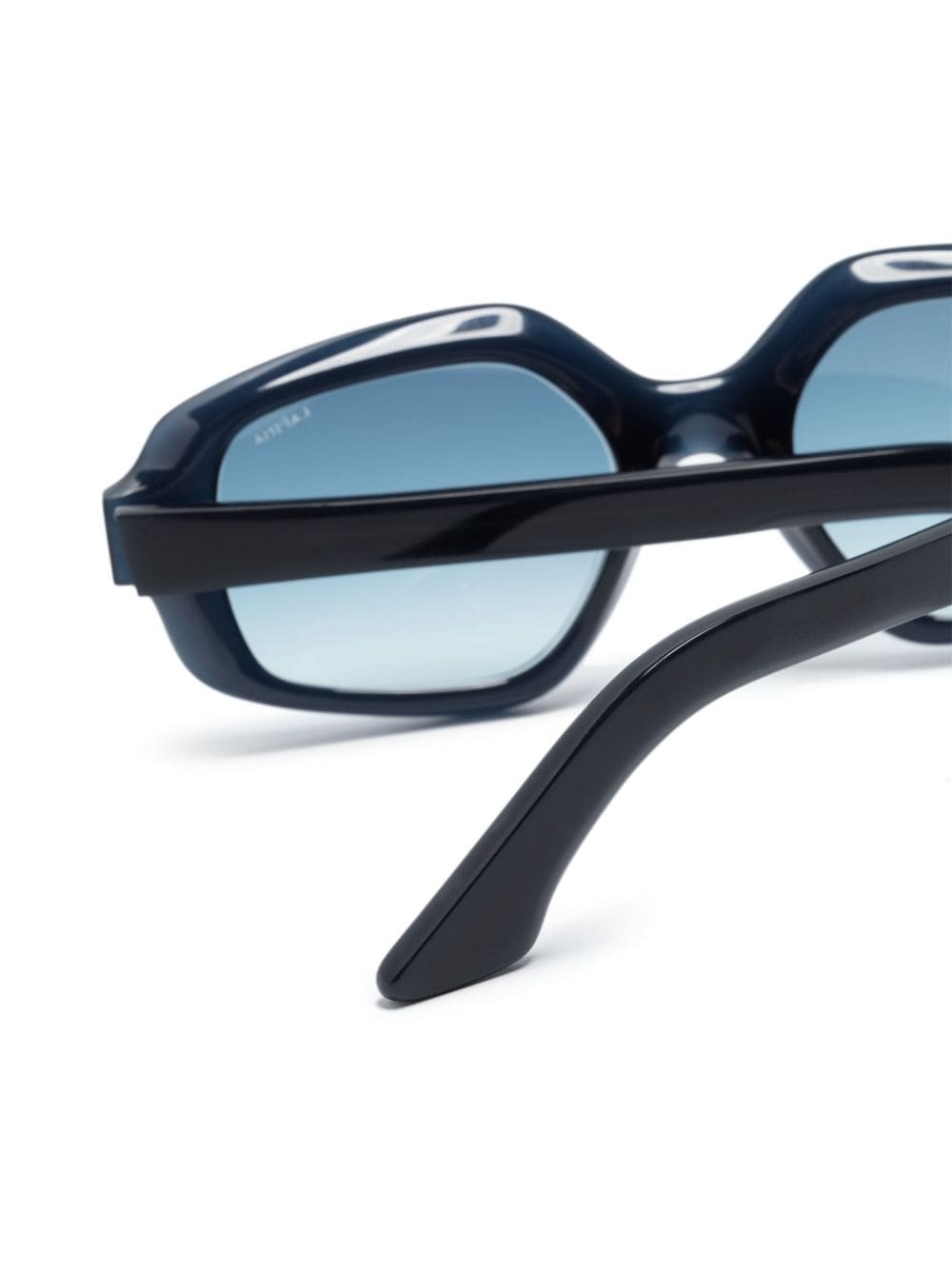 Shop Lapima Elisa Geometric-frame Sunglasses In Blue