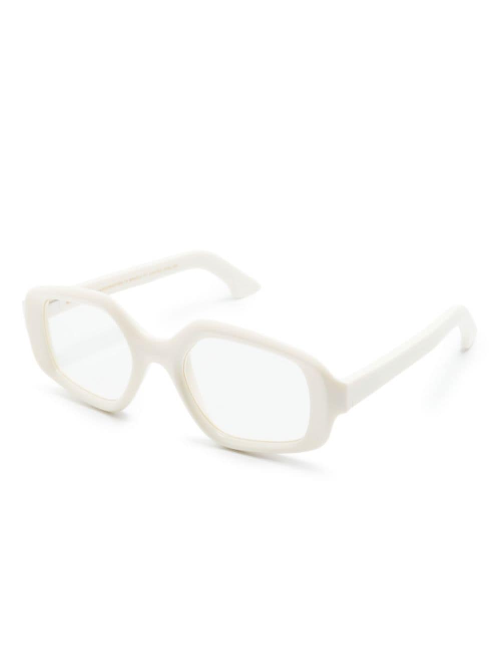 Shop Lapima Elisa Geometric-frame Glasses In White
