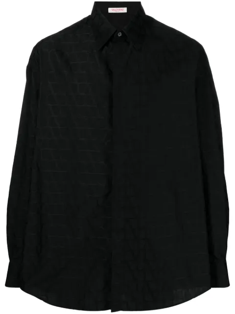 Valentino Garavani Hemd aus Monogramm-Jacquard