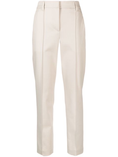 Brunello Cucinelli tapered stretch-cotton trousers Women