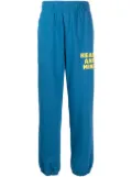 Billionaire Boys Club slogan-print cotton track pants - Blue