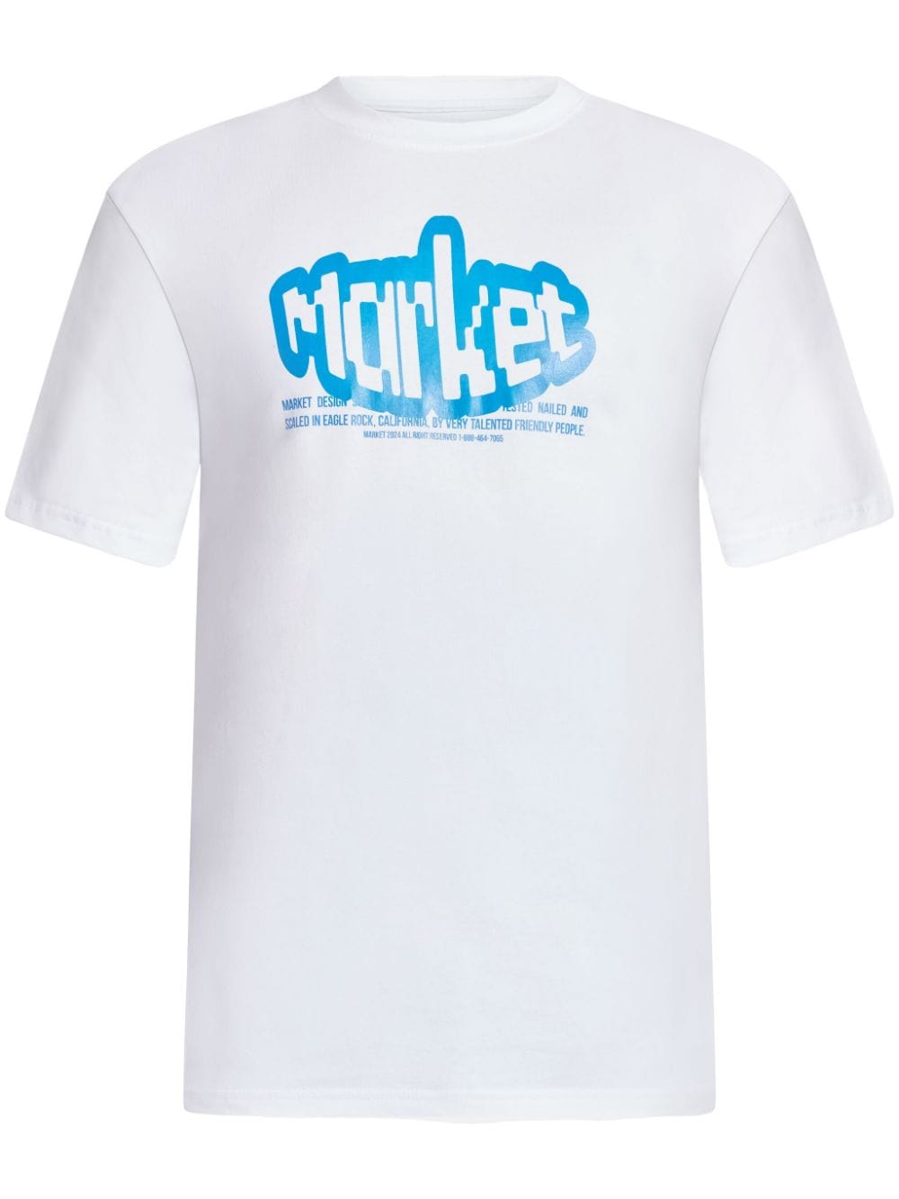 Market Logo-patch Cotton T-shirt In White