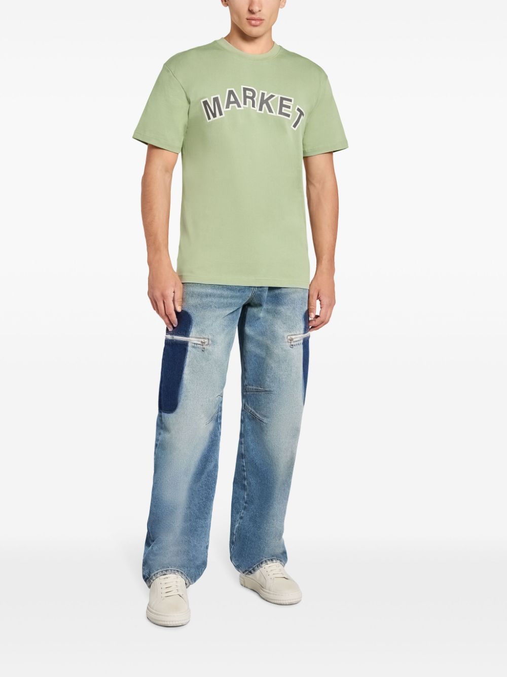 Image 2 of MARKET graphic-print cotton T-shirt