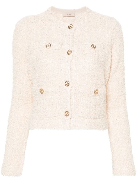TWINSET bouclé knitted jacket