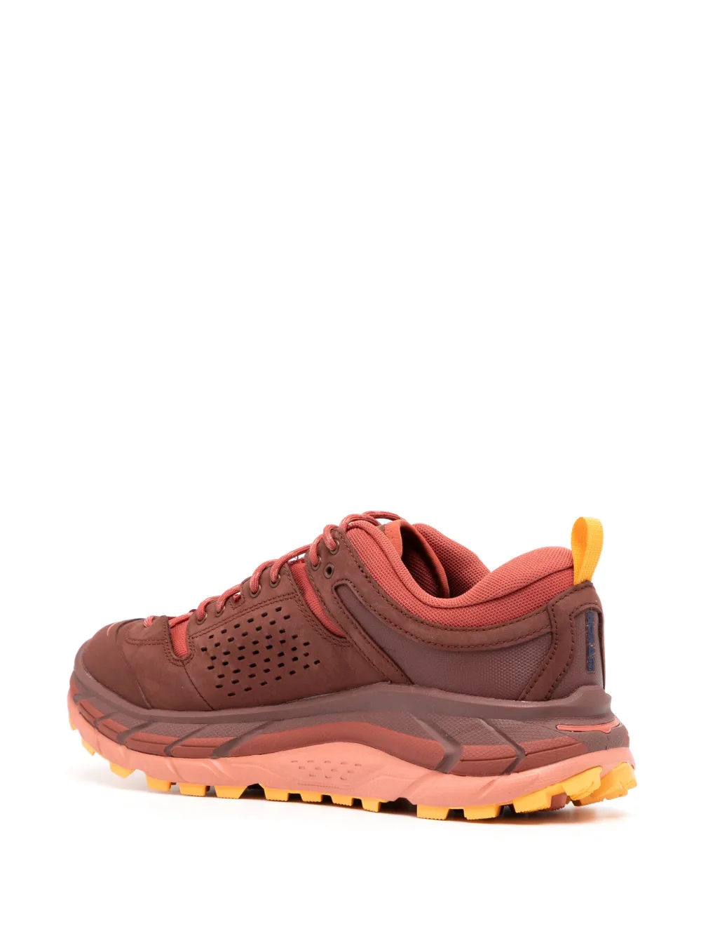 Hoka Tor Ultra-low Panelled Sneakers In Red