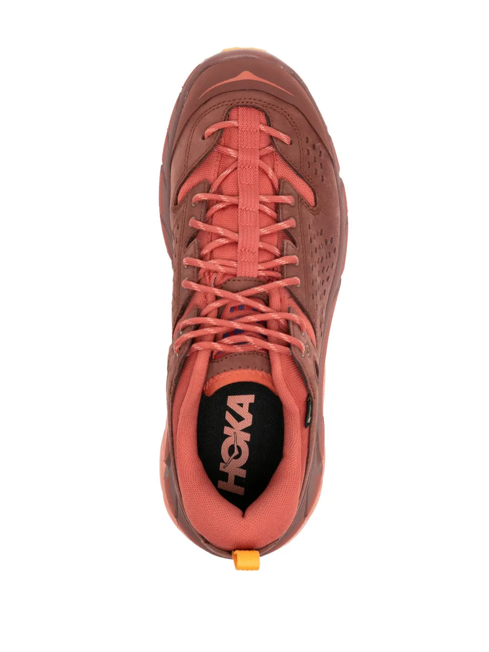 Hoka Tor Ultra-low Panelled Sneakers In Red