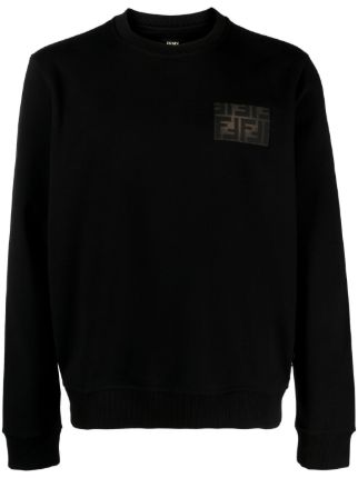 Fendi sweatshirt black online