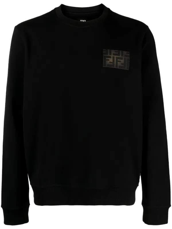 Fendi black sweatshirt best sale