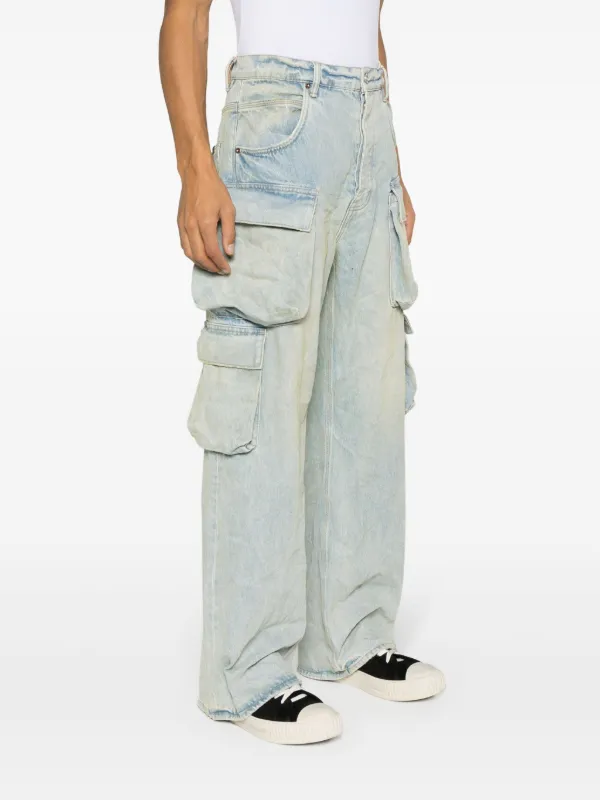 Purple Brand P018 mid-rise Cargo Jeans | Blue | FARFETCH