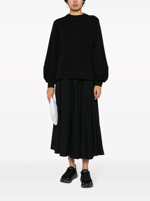 Yohji Yamamoto ハイウエスト スカート | ブラック | FARFETCH JP
