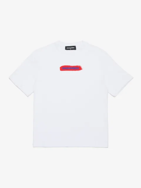 DSQUARED2 KIDS logo-print cotton T-shirt