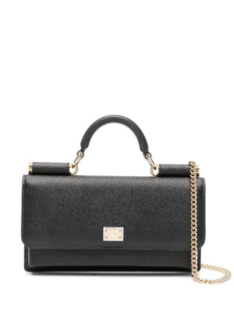 Dolce & Gabbana embossed-iguana leather clutch bag