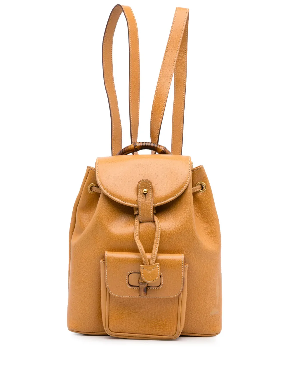 Gucci PreOwned 1900s Bamboo Line Backpack Farfetch