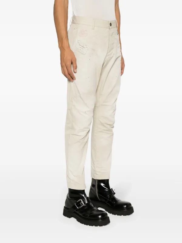 DSQUARED2 Sexy Cotton Chino Trousers | Neutrals | FARFETCH