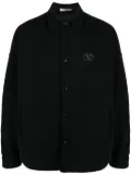 Valentino Garavani padded jersey shirt jacket - Black