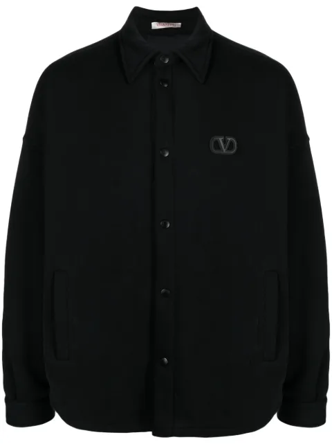 Valentino Garavani padded jersey shirt jacket