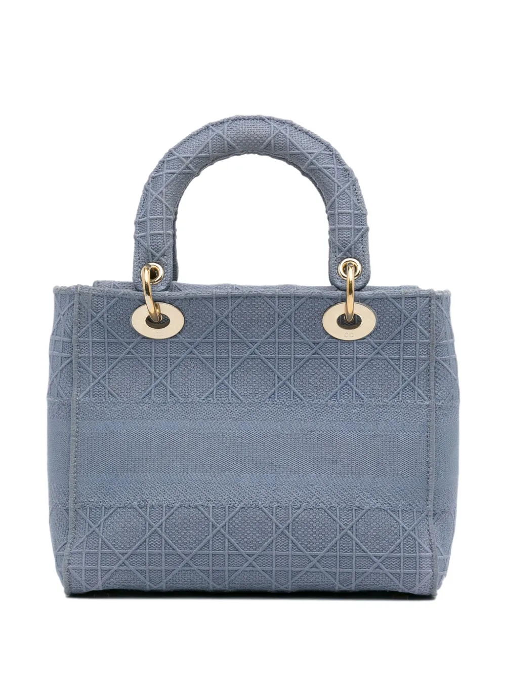 Christian Dior 2020 pre-owned Cannage Lady D-Lite tas - Blauw