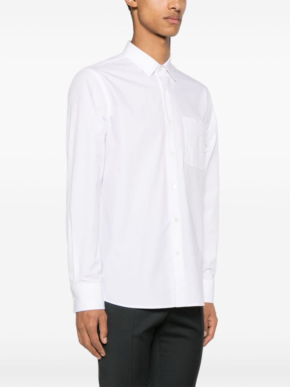 Valentino Garavani Overhemd met borstzak Wit