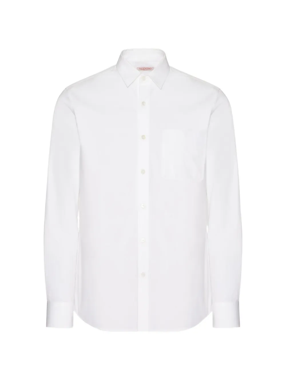 Valentino Garavani Overhemd met V-detail Wit