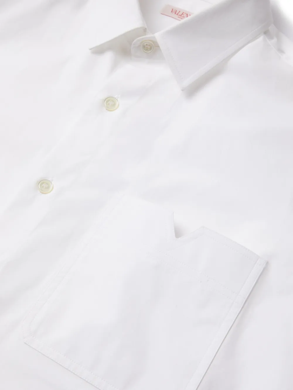 Valentino Garavani V-detail Shirt | White | FARFETCH BN
