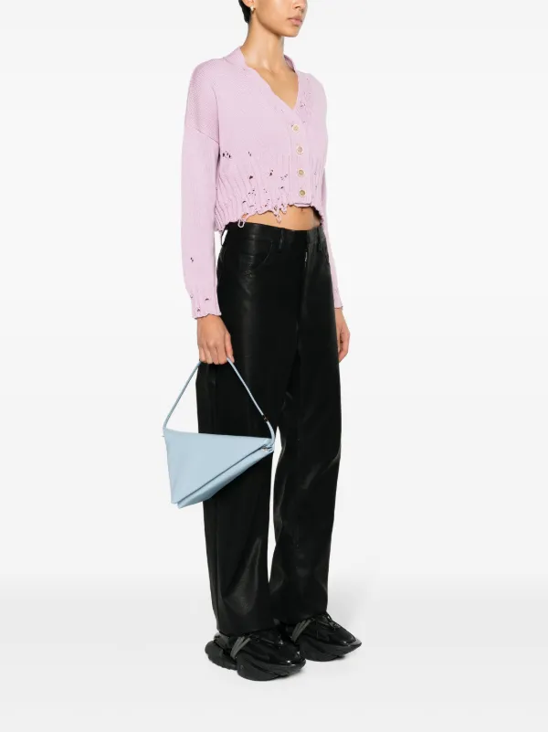 Marni Prisma Triangle レザーバッグ | ブルー | FARFETCH JP