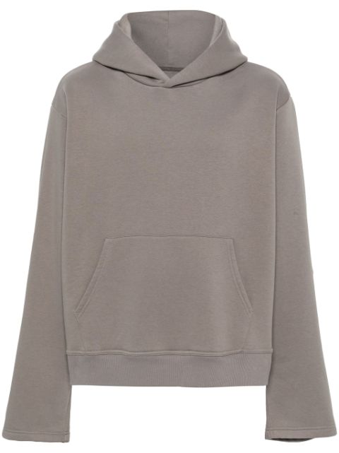 MM6 Maison Margiela mélange-effect drop-shoulder hoodie